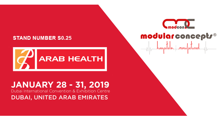 Modcon participated at  Arab Health Exhibition 2019